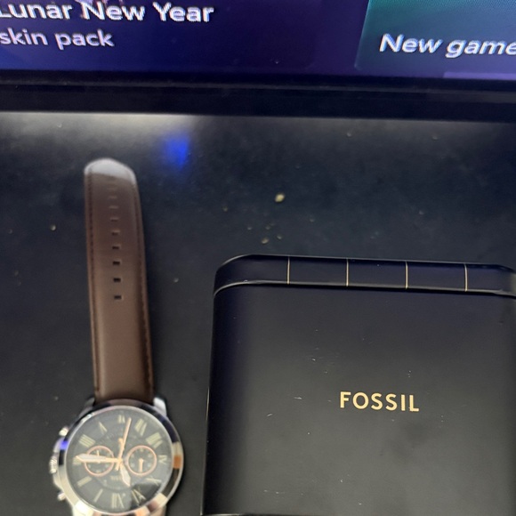 Fossil Black and Brown Men\'s Watch